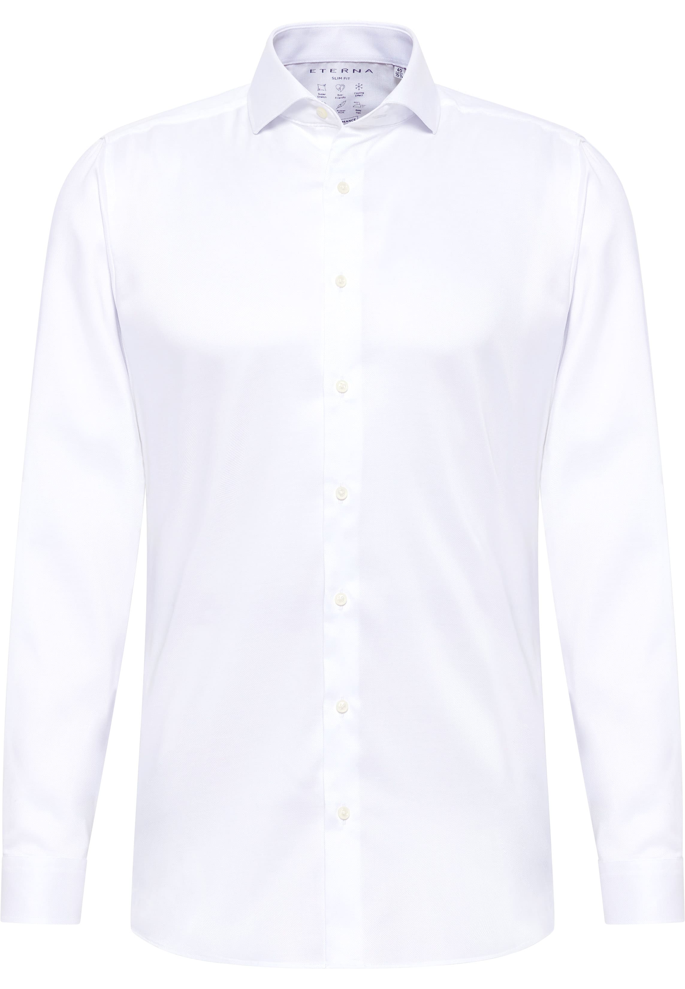 SLIM FIT Performance Shirt blanc structuré