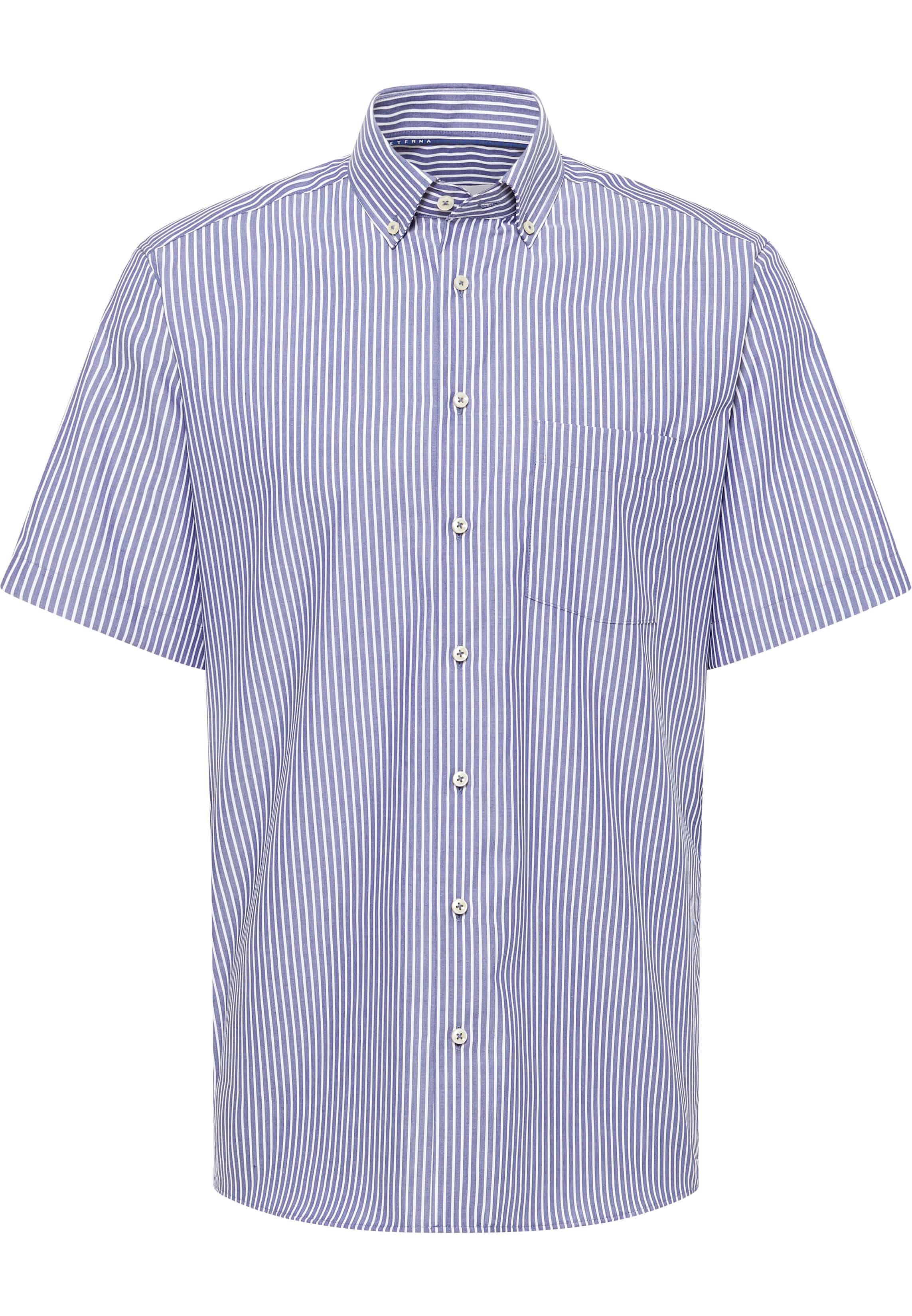 MODERN FIT Shirt in navy striped
