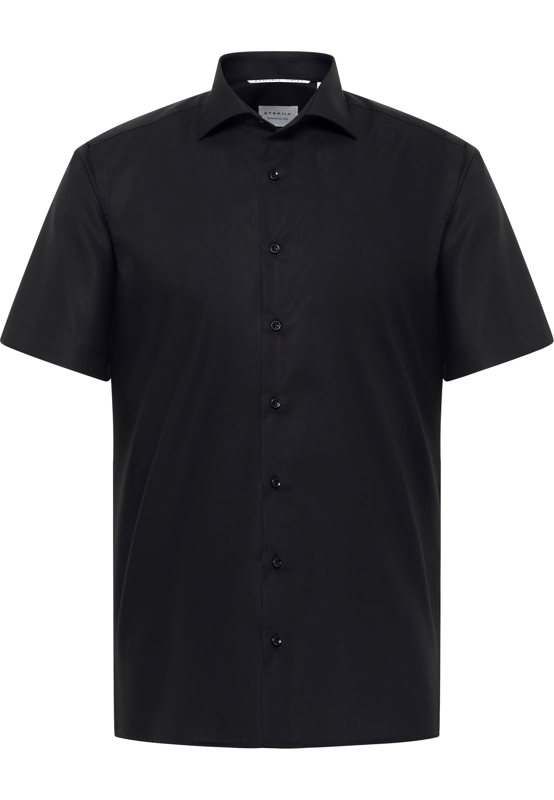 SLIM FIT Original Shirt in zwart vlakte