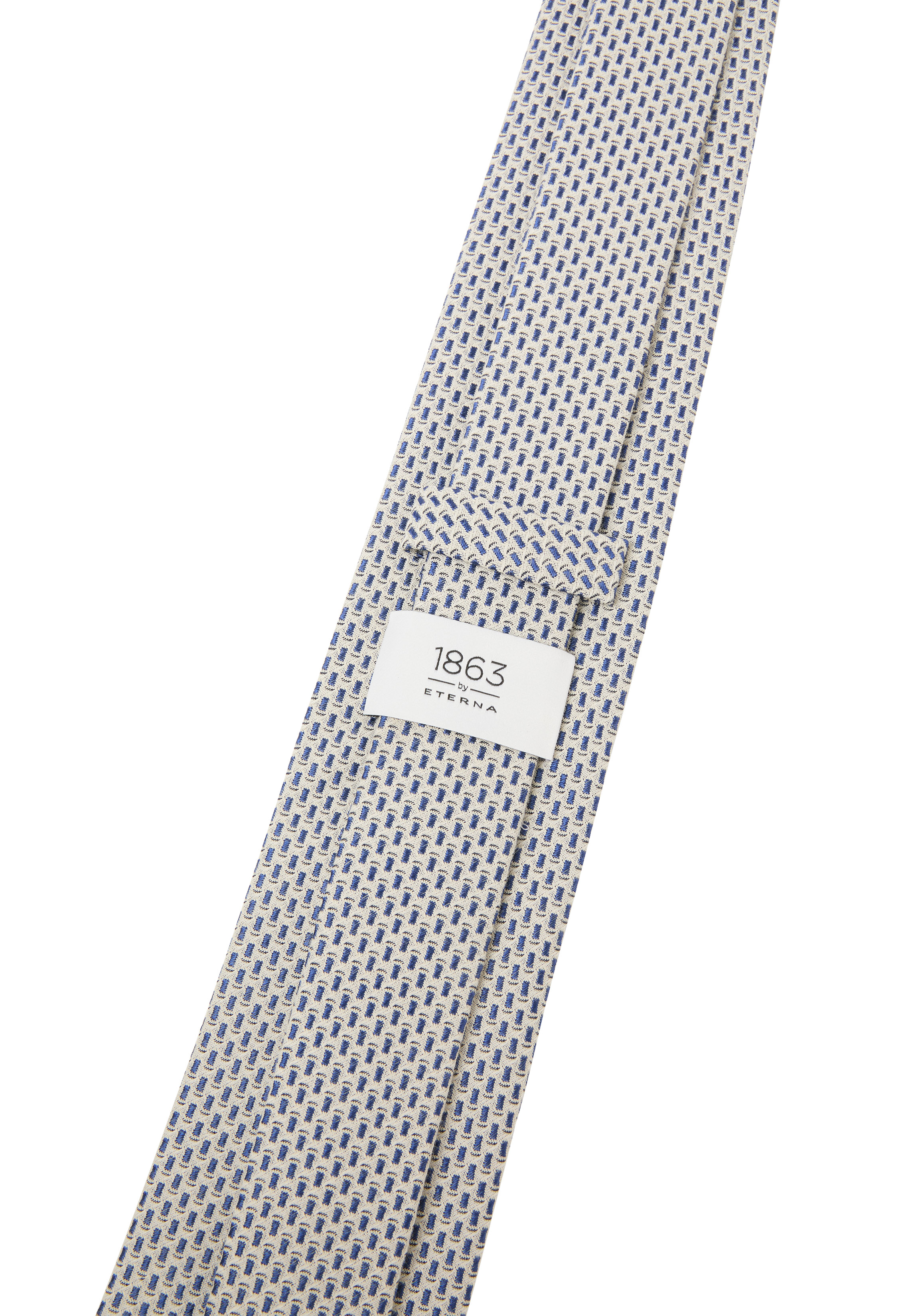 Tie in light grey patterned