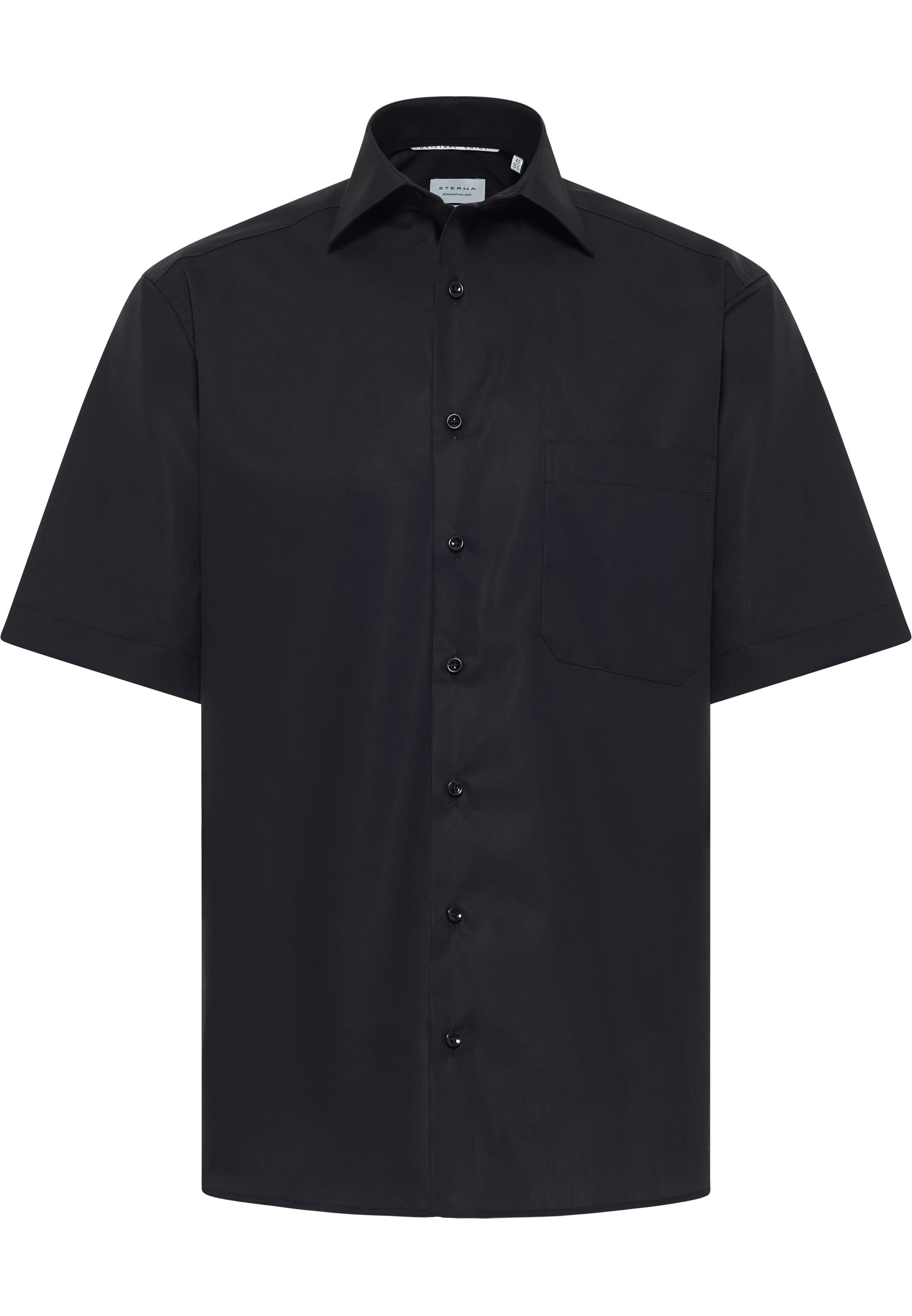 COMFORT FIT Original Shirt in black plain