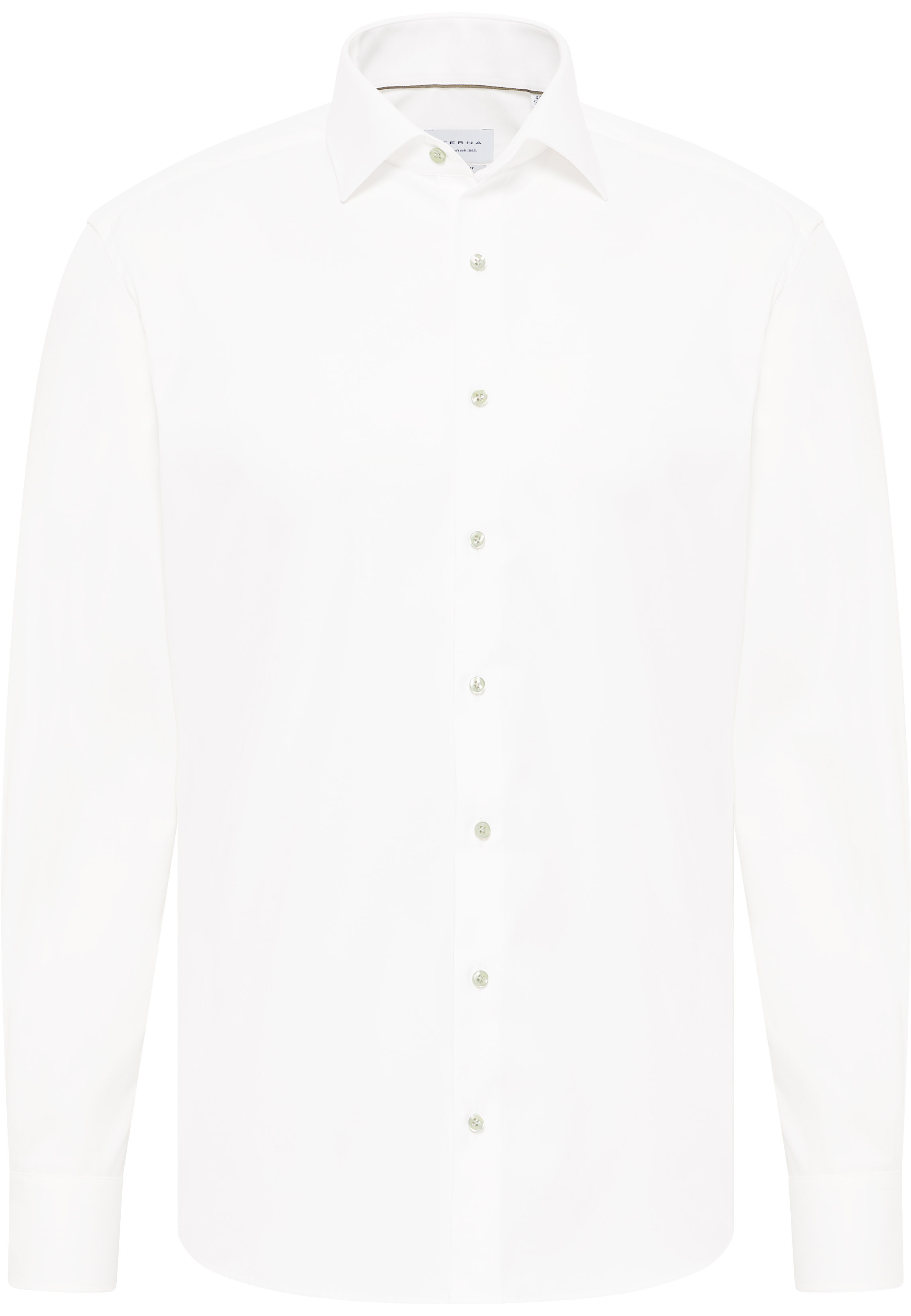 MODERN FIT Cover Shirt in beige vlakte