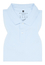MODERN FIT Poloshirt in lyseblå vlakte