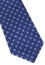 Cravate bleu marine/bleu estampé