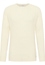 Knitted jumper in off-white plain