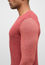 Pull en tricot rouge structuré
