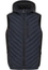 Quilted gilet in navy plain
