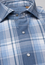 SLIM FIT Overhemd in indigo geruit