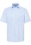 MODERN FIT Cover Shirt in hellblau unifarben