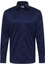 MODERN FIT Luxury Shirt in dunkelblau unifarben