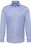 SLIM FIT Overhemd in middenblauw gestructureerd