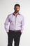 MODERN FIT Cover Shirt in lavender unifarben