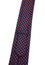 Tie in red patterned