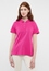 Poloshirt in pink unifarben