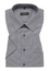 COMFORT FIT Overhemd in grijs gestructureerd