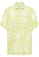 T-shirt blouse in acid lemon printed