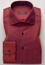 COMFORT FIT Shirt in dark red structured