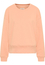 Knitted jumper in peach plain