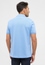 MODERN FIT Poloshirt in himmelblau unifarben