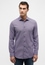 SLIM FIT Overhemd in violet gestructureerd
