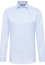 SUPER SLIM Cover Shirt in hellblau unifarben