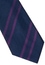 Tie in purple striped