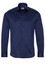SLIM FIT Soft Luxury Shirt in donkerblauw vlakte