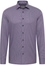 SLIM FIT Overhemd in violet gestructureerd