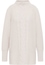 Knitted jumper in ivory plain
