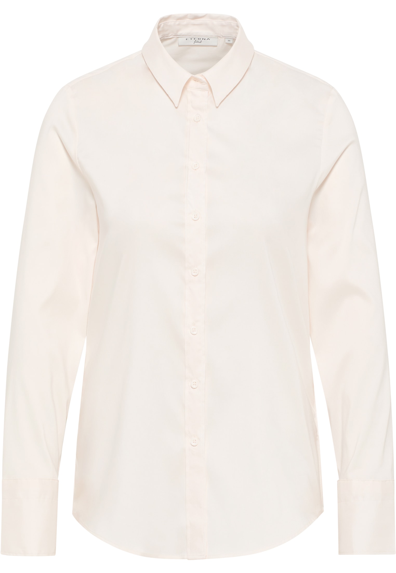 Performance Shirt Bluse in off-white unifarben | off-white | Langarm | 38 |  2BL00441-00-02-38-1/1 | Blusenshirts