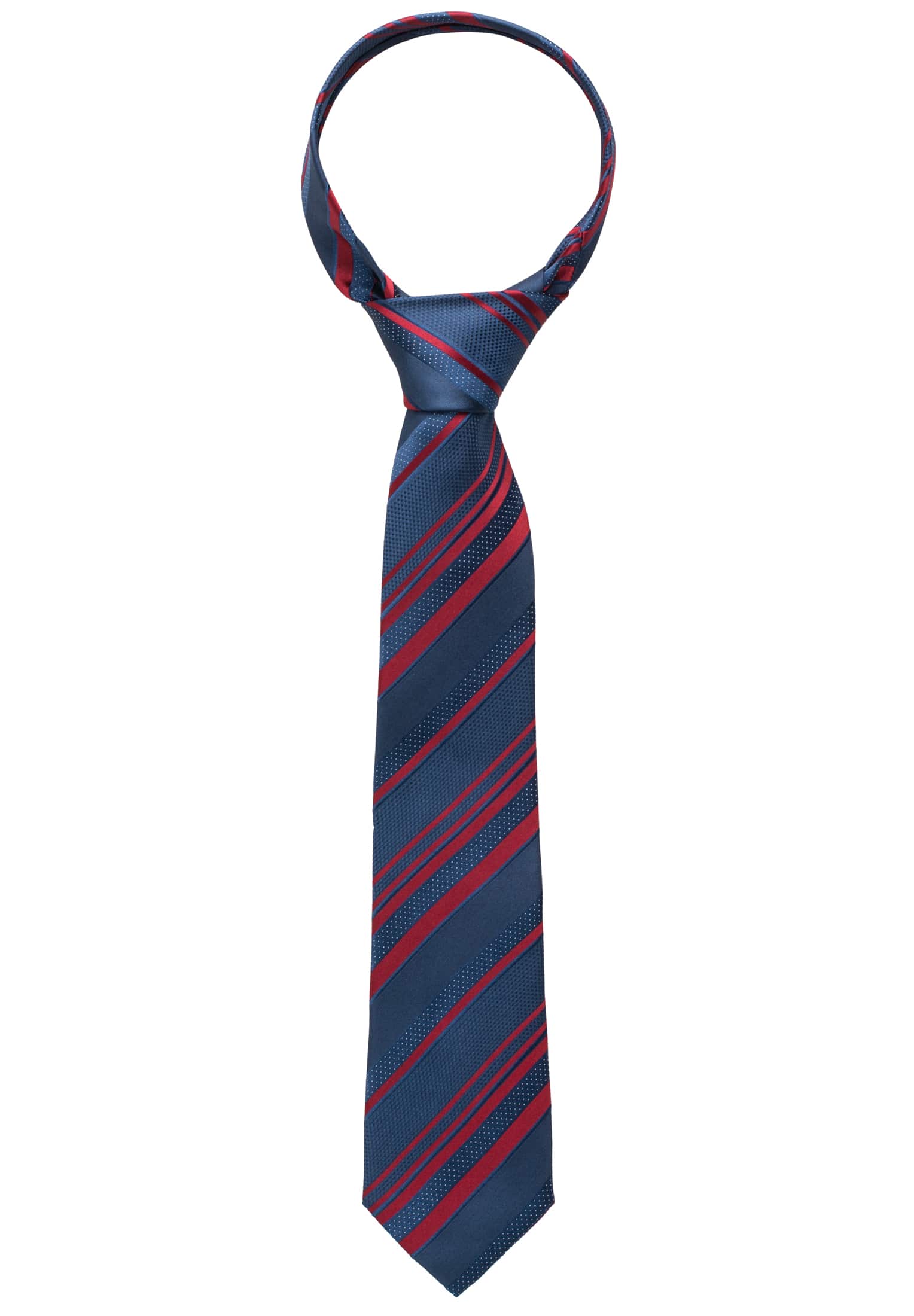Krawatte in navy gestreift | navy | 142 | 1AC00408-01-91-142